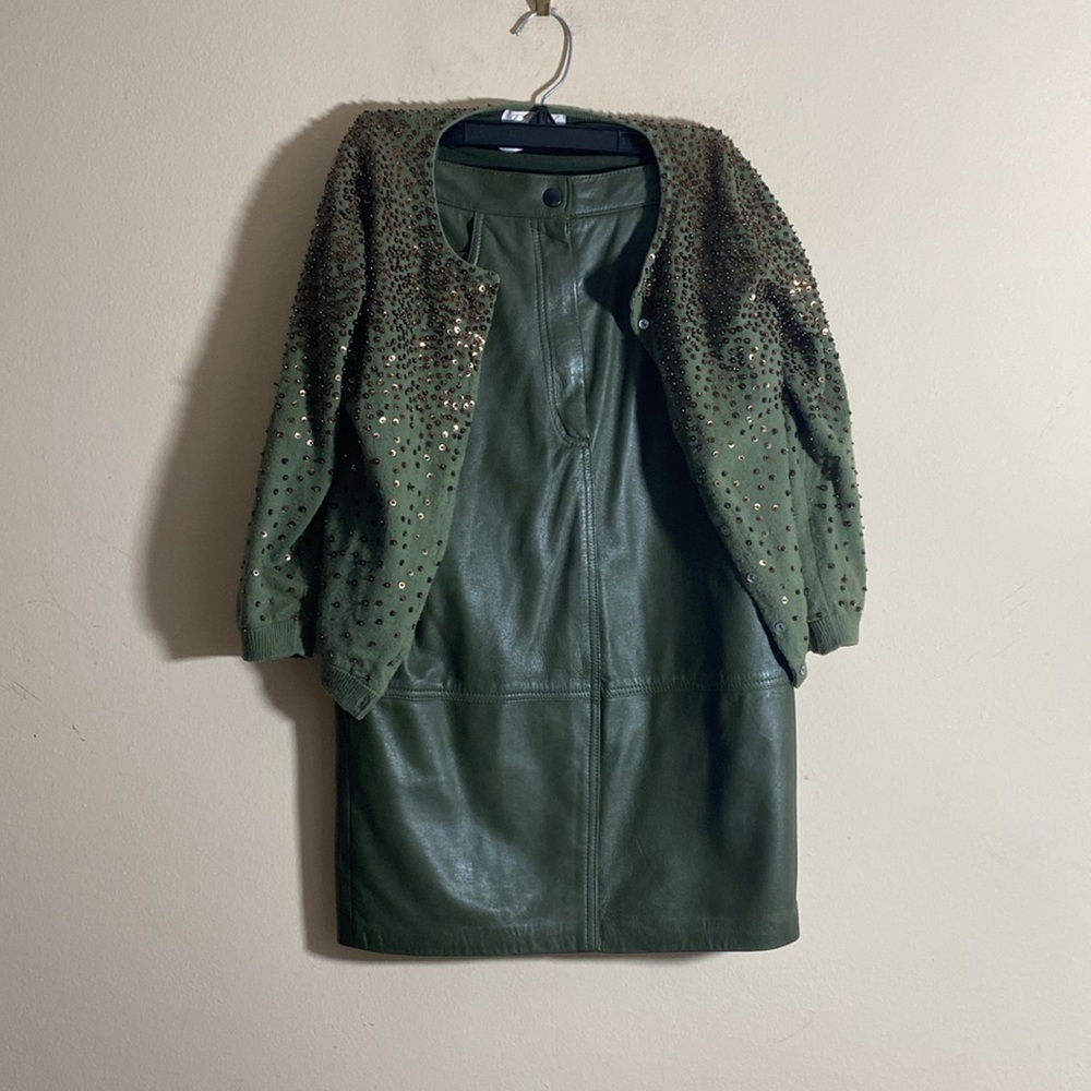 Vintage LaROK Sequined Cardigan and Noviello Bloom Skirt